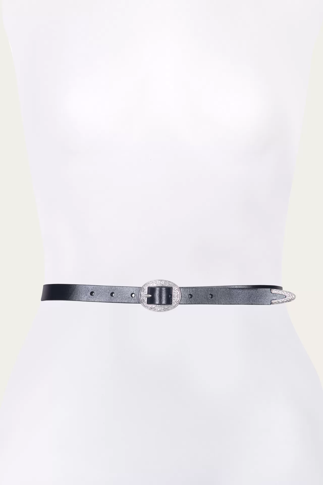 Frye 21mm Logo Western Center Bar Belt Hot