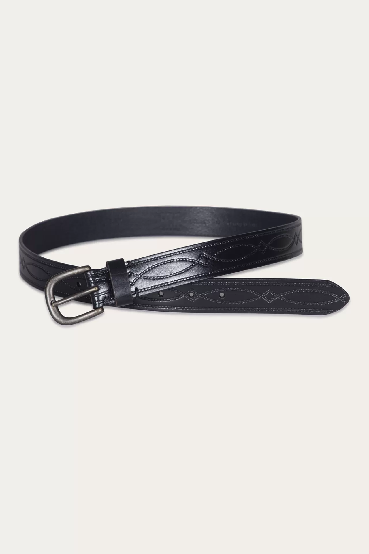 Frye 30mm Belt With Western Embossing Flash Sale