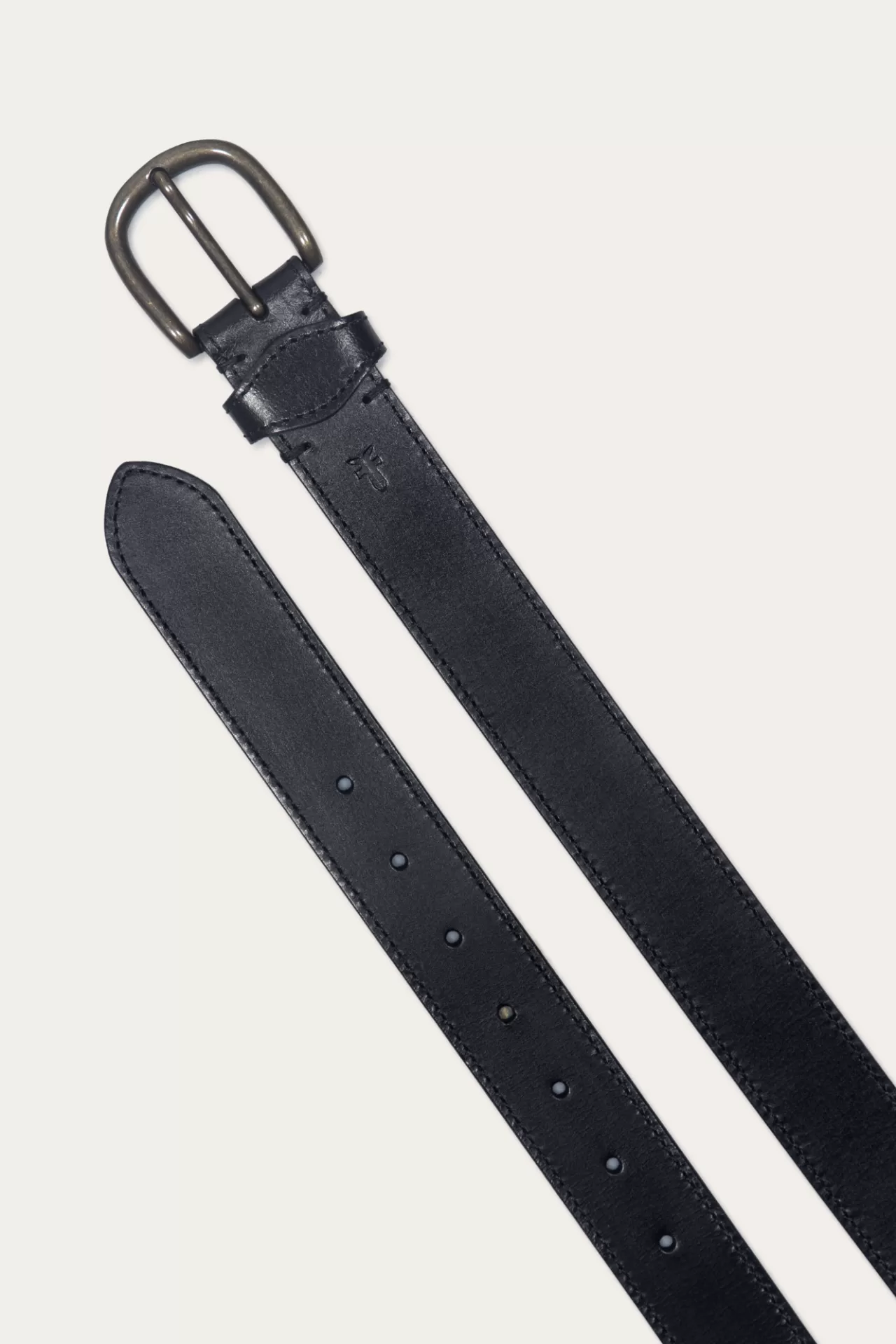 Frye 35mm Stitched Edge Belt With Shaped Keeper Discount