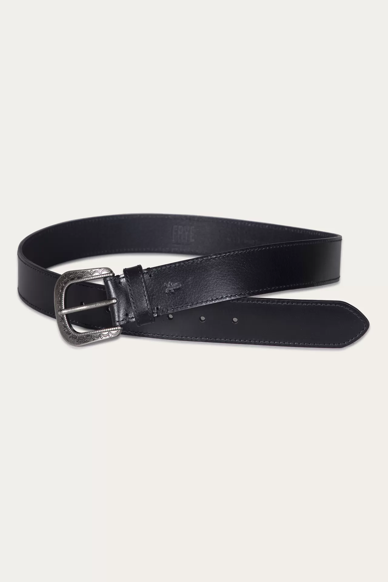 Frye 38mm Belt With Engraved Buckle Online