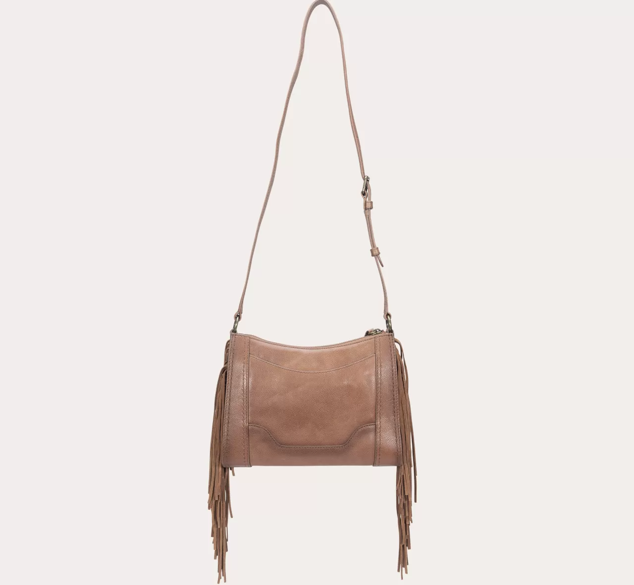 Frye Ava Fringe Crossbody Cognac Flash Sale