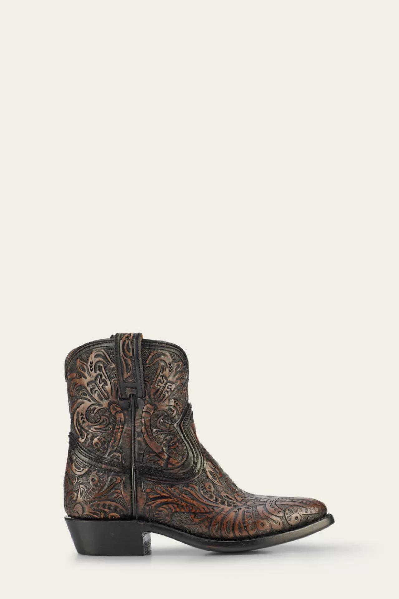 Frye Billy Short Tooled Black Fashion