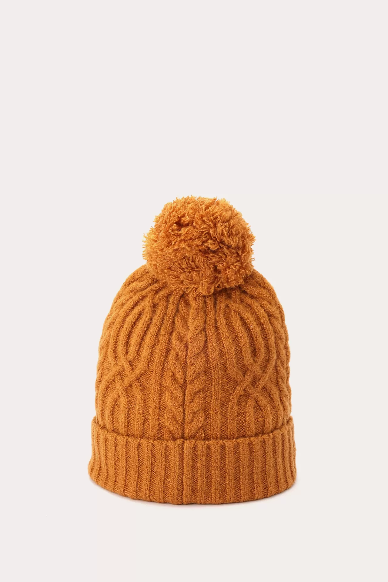 Frye Cable Beanie With Self Pom New