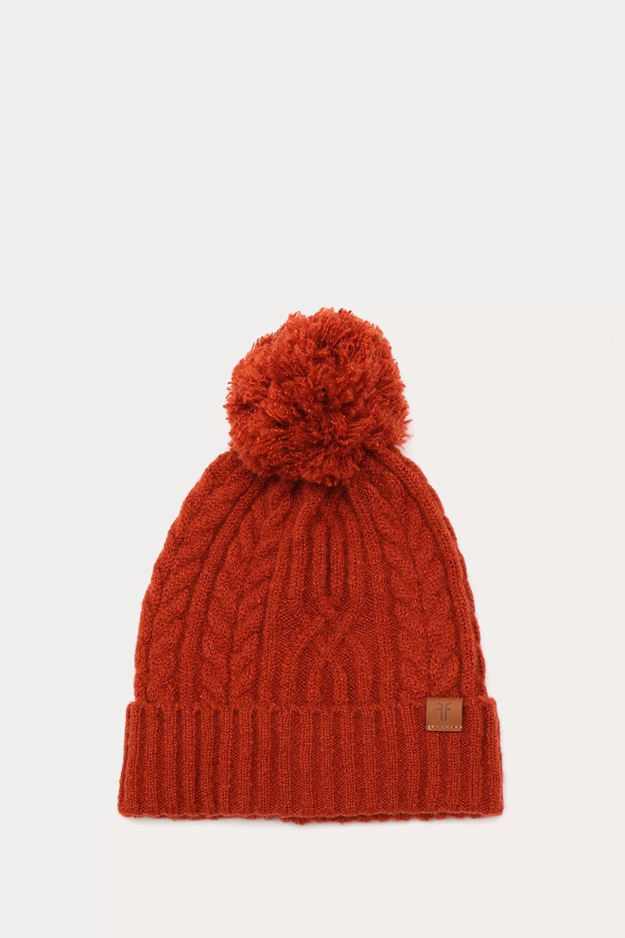 Frye Cable Beanie With Self Pom New