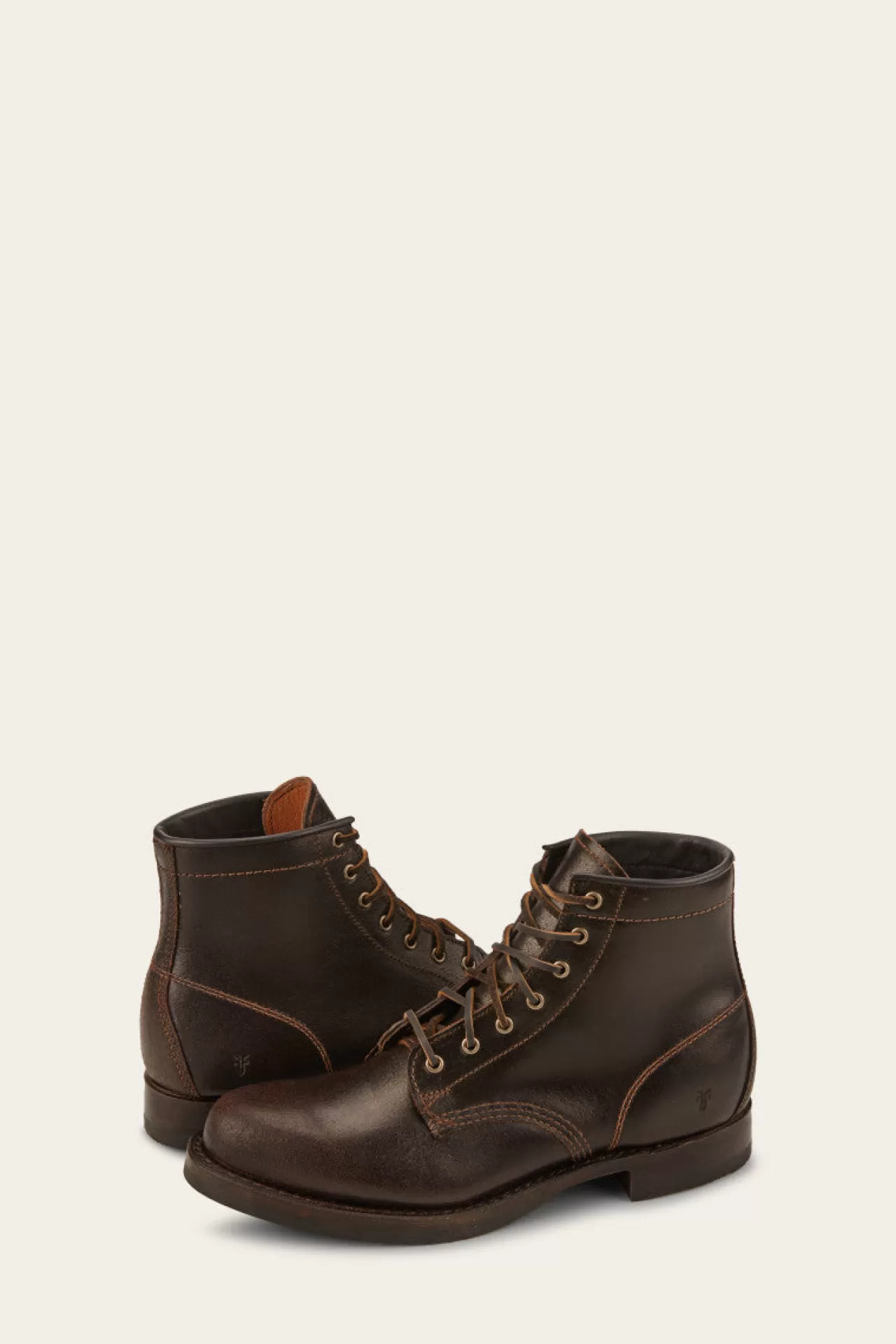 Frye John Addison Lace Up Brown Outlet