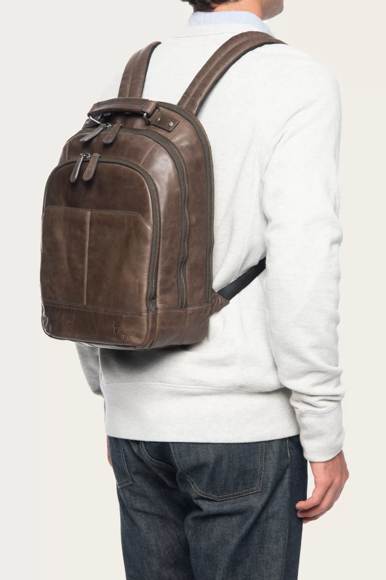 Frye Logan Multi Zip Backpack Clearance