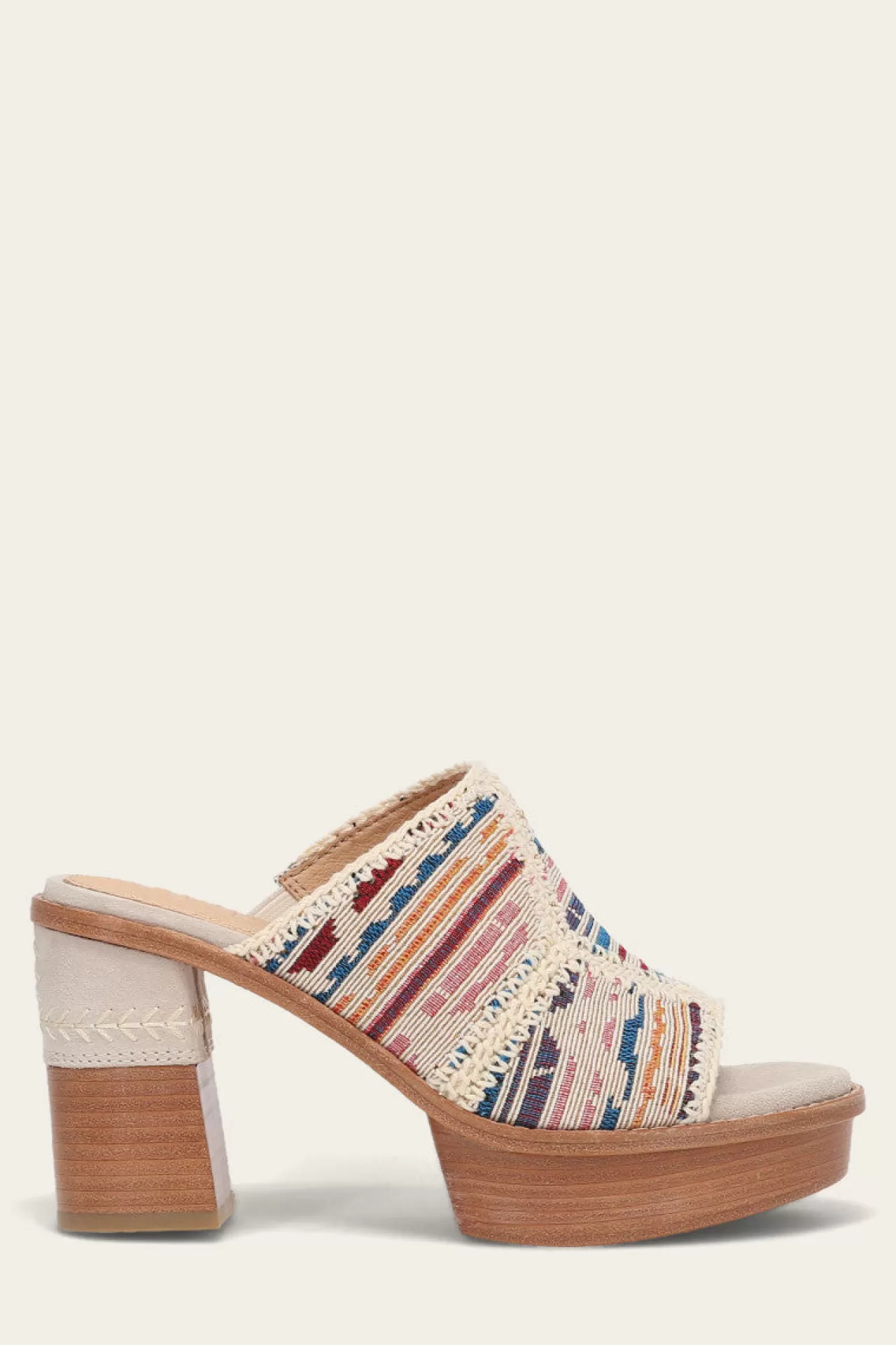 Frye Pipa Crochet Platform Sandal Hot