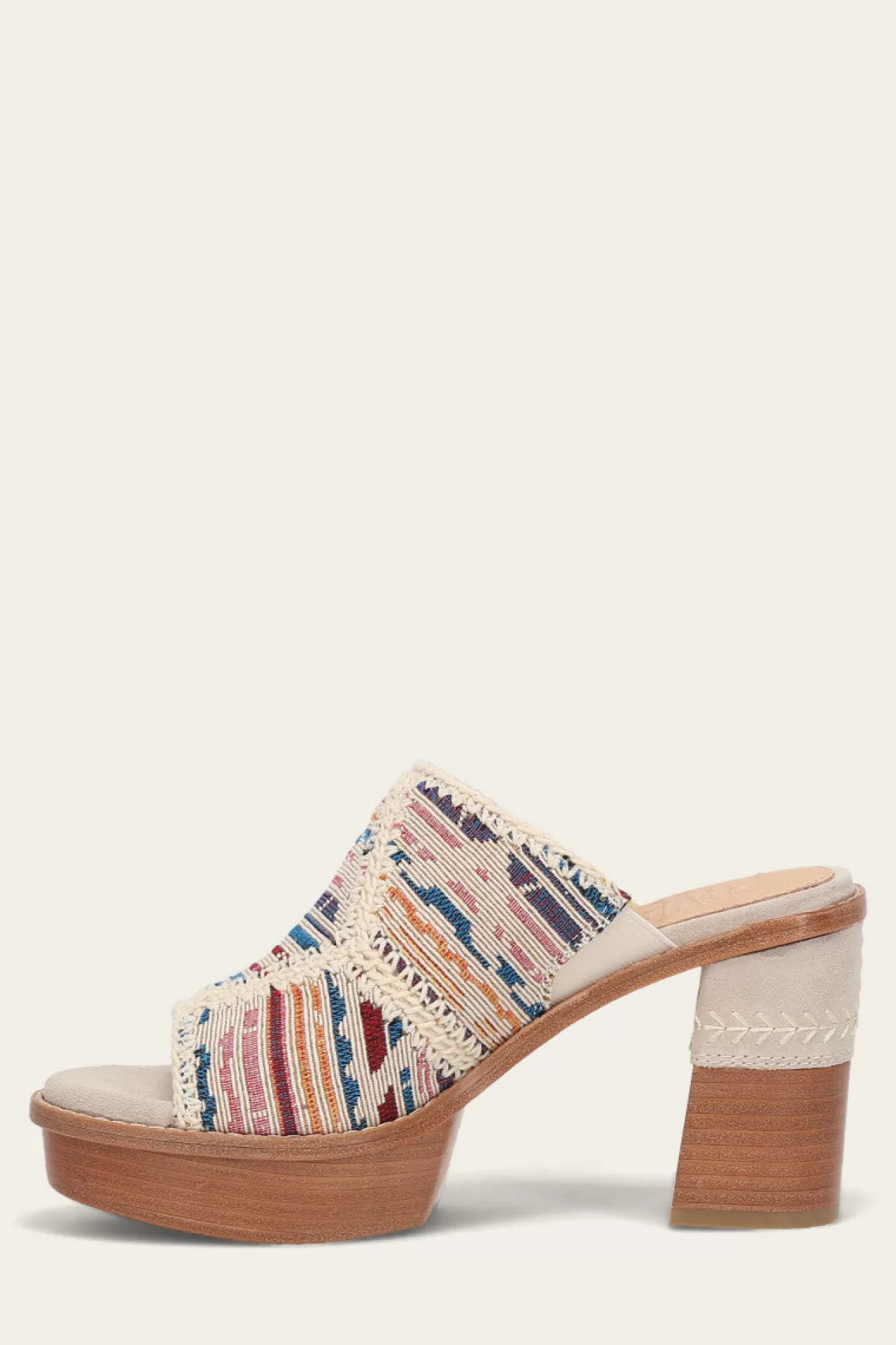 Frye Pipa Crochet Platform Sandal Hot