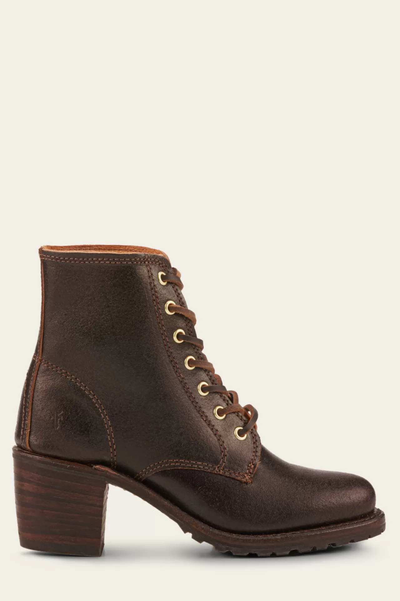 Frye Sabrina 6G Lace Up - 160Th Brown Best