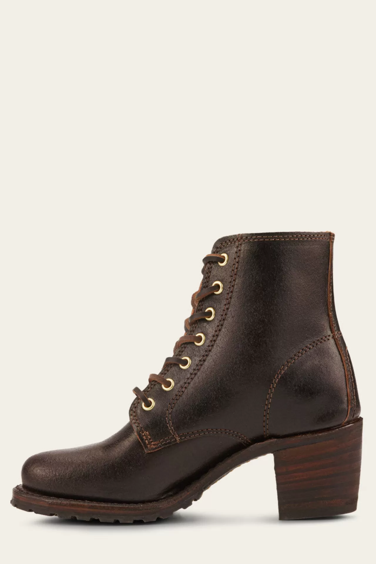 Frye Sabrina 6G Lace Up - 160Th Brown Best