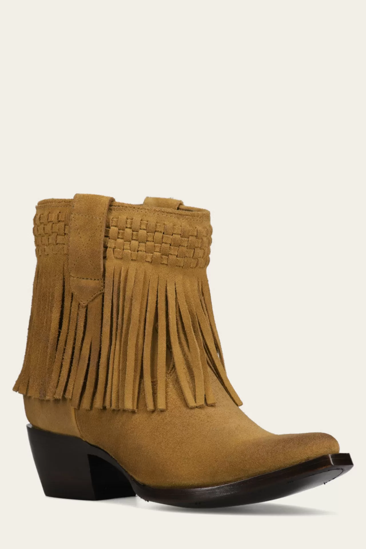 Frye Sacha Short Fringe Bootie Shop