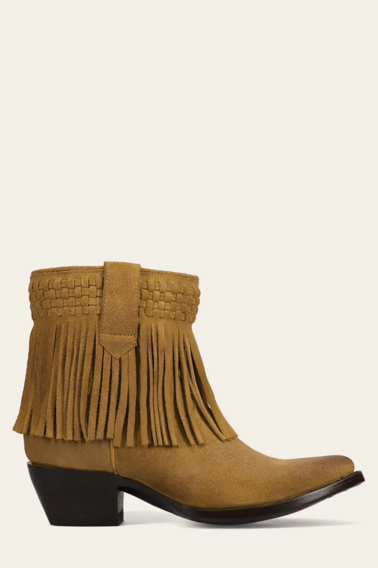 Frye Sacha Short Fringe Bootie Shop